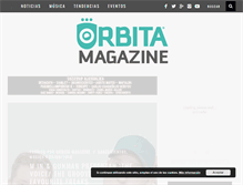 Tablet Screenshot of orbitamagazine.com